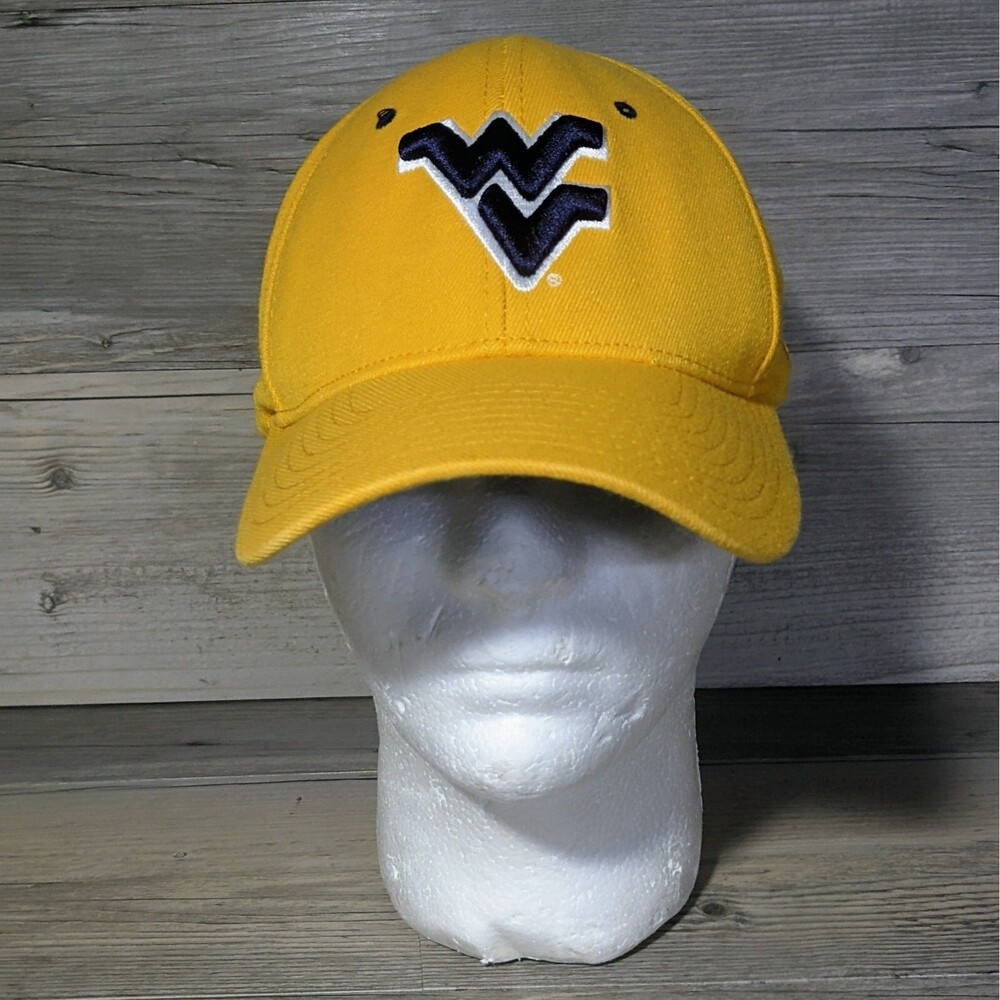 NCAA West Virginia Mountaineers Yellow M/L Zephyr Baseball Hat